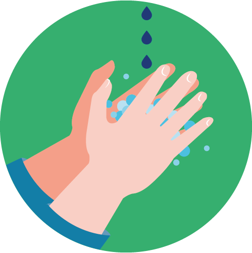 Icon hand washing