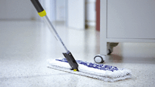 Image of mopping a floor