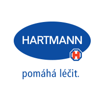 2008 Logo HARTMANN tvoří dominantní modrý ovál, nově je doplněn dovětek POMÁHÁ LÉČIT pod oválem
