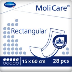 MoliCare® Rectangular 5 drops 15x60cm