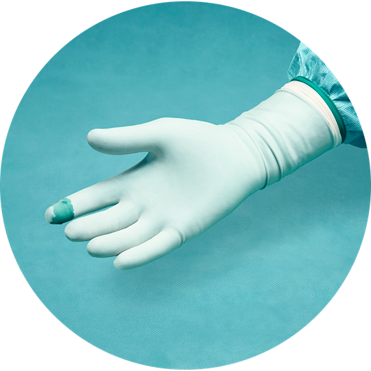 OP Handschuhe mit Perforation